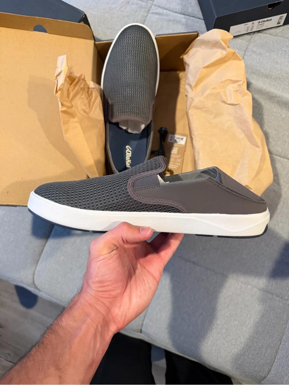 OluKai Lae’ahi Slip On Shoes - Pavement